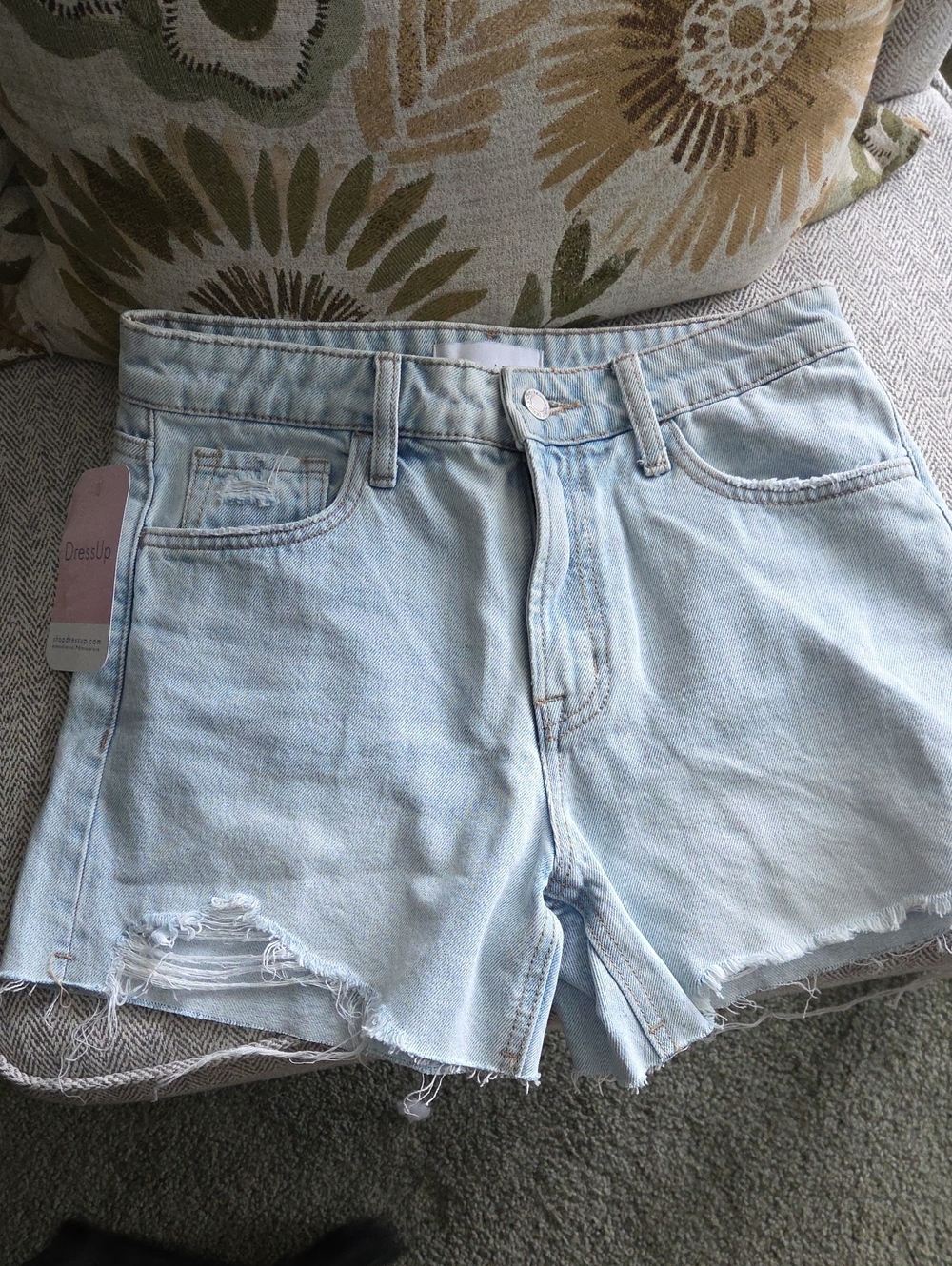 Vervet Light Wash Denim Women's Shorts -